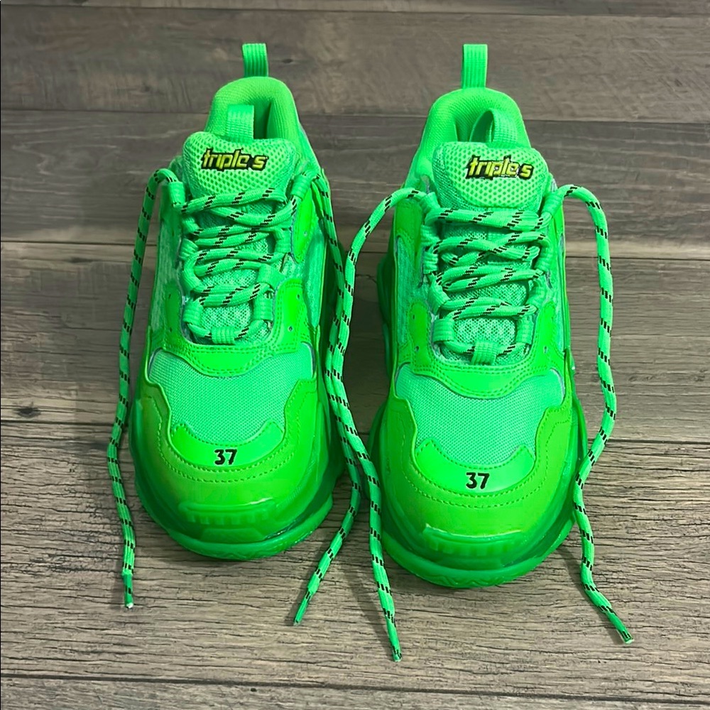 Balenciaga Kids Sneakers - Neon Green